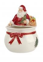 Christmas Tree Santa Candy Bowl