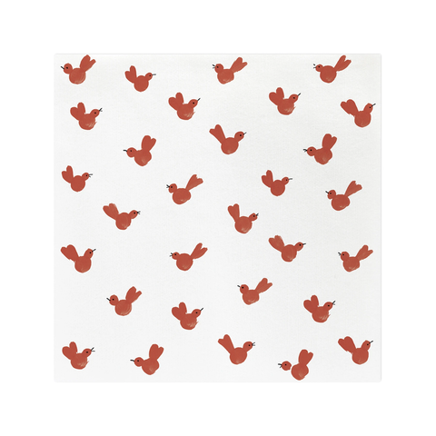 Papersoft Red Bird Dinner Napkins (Pack of 20)