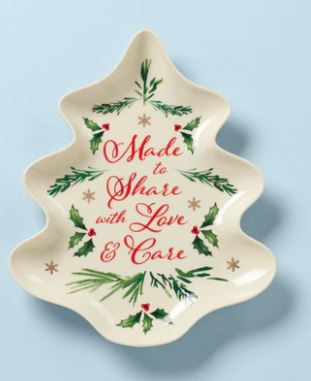 Holiday Giving Plate Tree