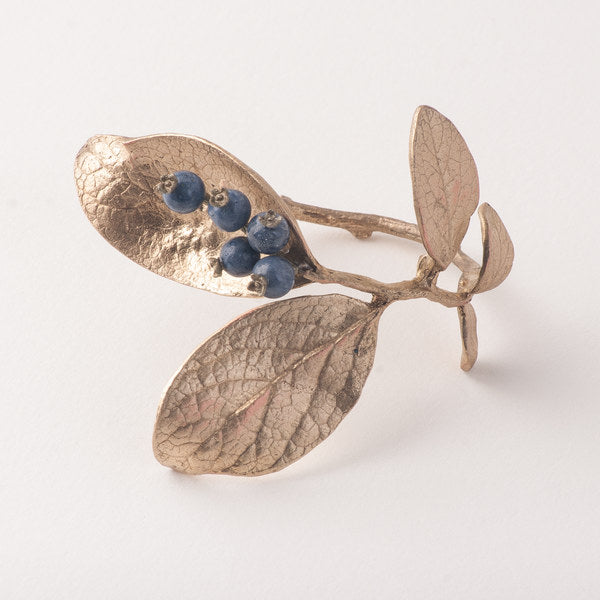 Napkin Ring Blueberry Set/4