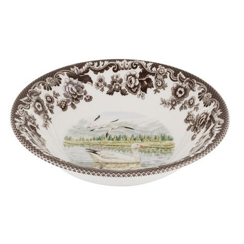 Woodland Cereal Bowl-Snow Goose