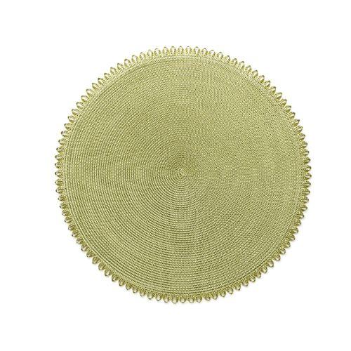 Linen Braided Loop Placemat Grass