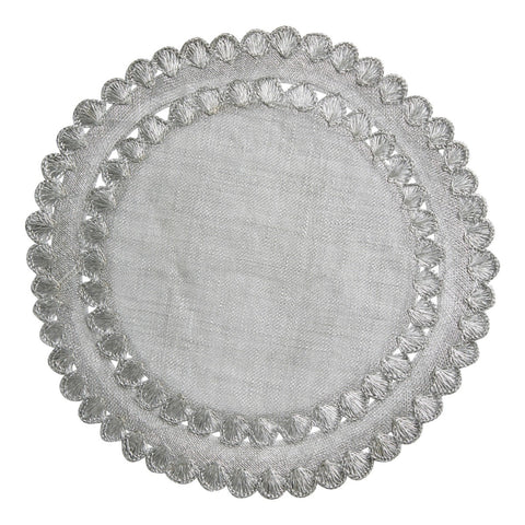 Isadora Placemat Silver