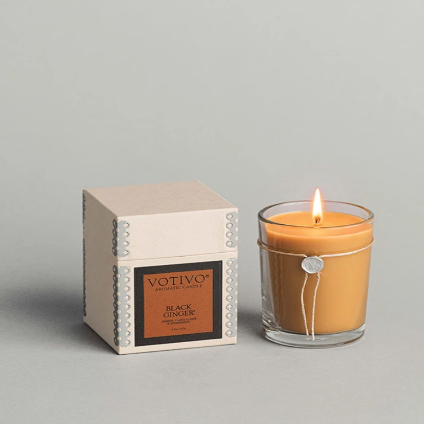 Aromatic Candle Black Ginger 6.8 oz