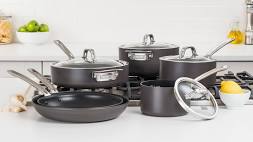 Hard Anodized Nonstick 10pc Cookware Set