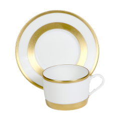 William Gold Cup & Saucer