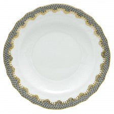 Fish Scale Salad Plate Gray