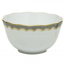 Fish Scale Round Bowl Gray