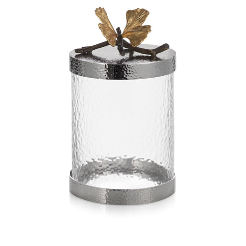 Butterfly Ginkgo Canister -Small