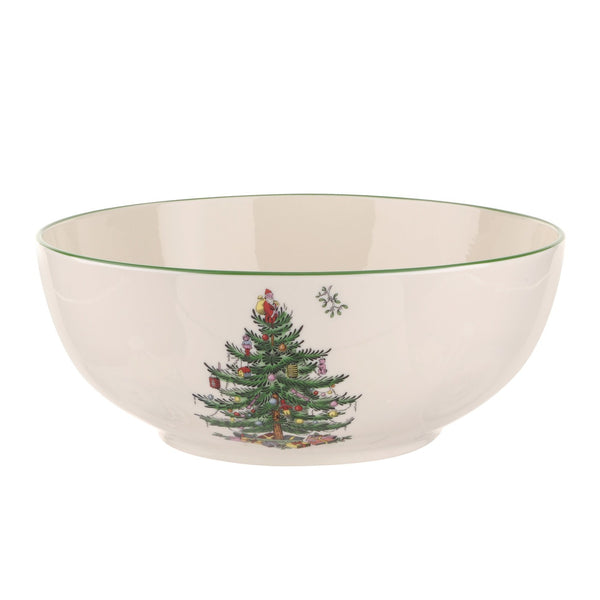 Christmas Tree Round Bowl  8 Inch