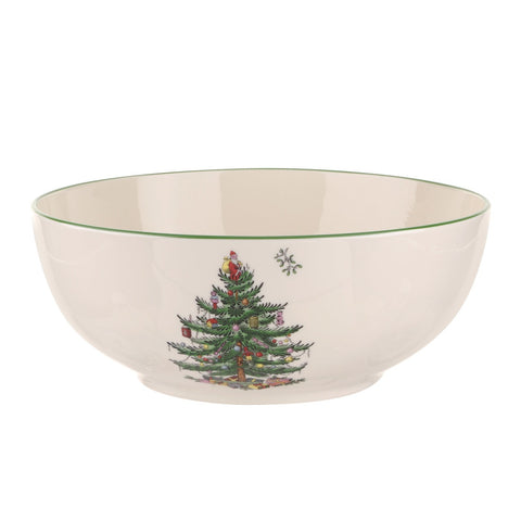 Christmas Tree Round Bowl  8 Inch