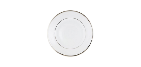 Signature Dinner Plate White/Platinum