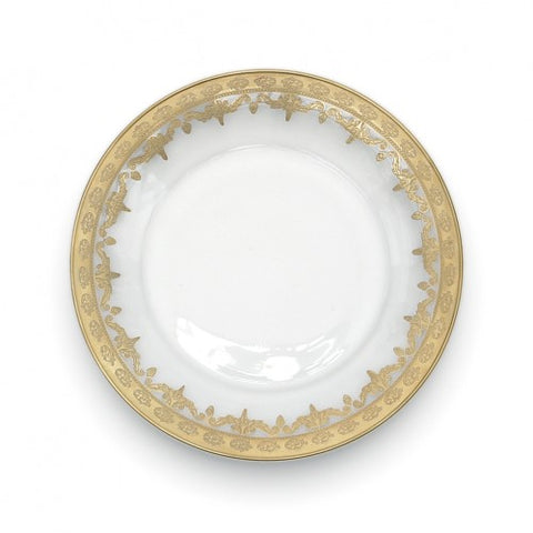 Vetro Dinner Plate Gold