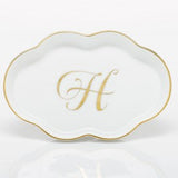 Coaster with Monogram "H"