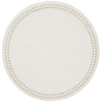 Pearls Placemat Antique White Gold