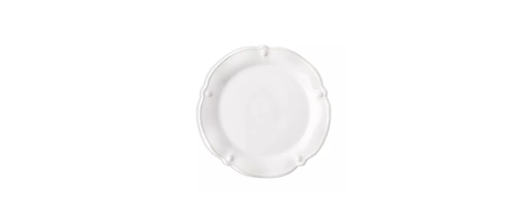 Berry & Thread Flared Cocktail Plate Whitewash