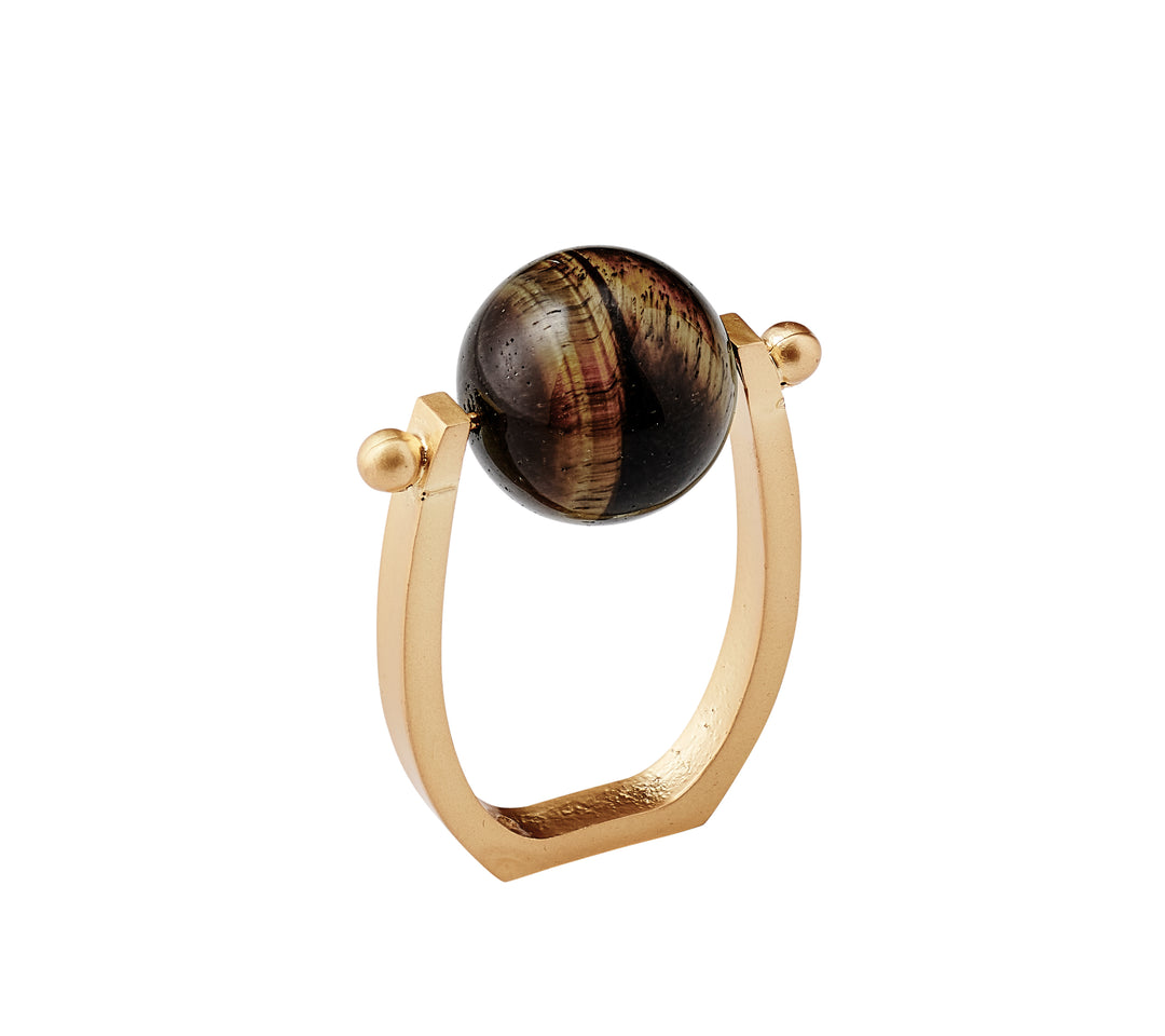 Mineral Brown Napkin Ring