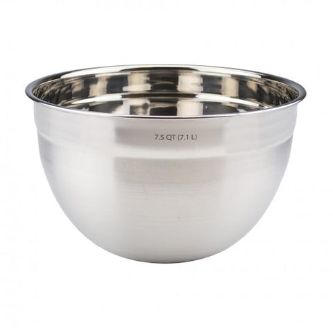 7.5 Qt Stainless Steel Mixing Bowl