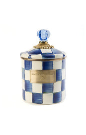 Royal Check Enamel Canister Small