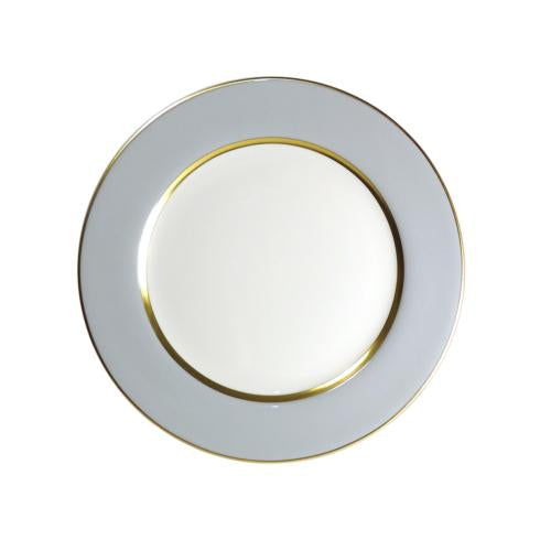 Mak Grey Dinner Plate Gold