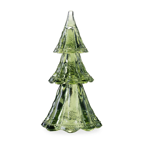 Berry & Thread Stackable Glass Trees Evergreen Set of 3