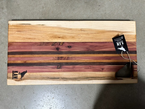 Kornegay Multi-Wood Serving Board 24x12