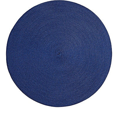 Round Placemat -Oxford Blue