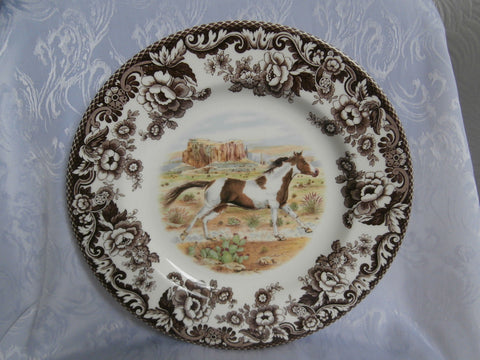 Woodland Dinner Plate Paint Horse