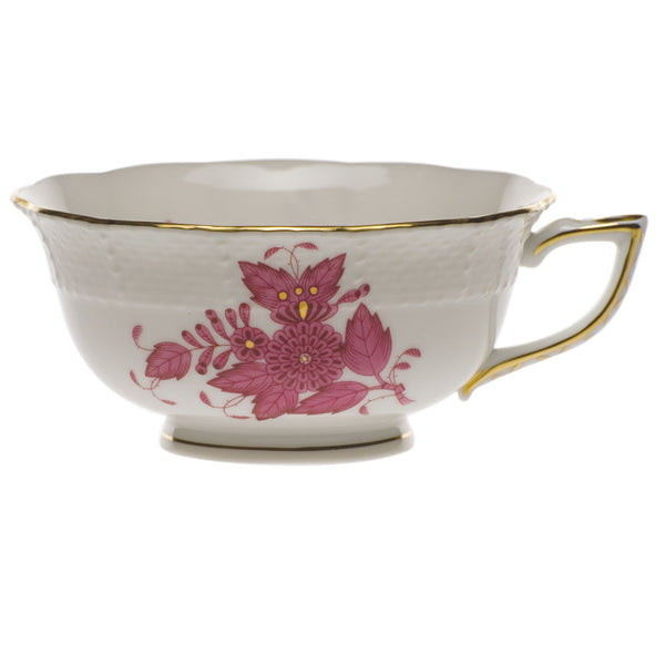 Chinese Bouquet Raspberry Tea Cup