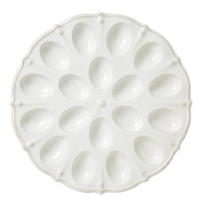 Berry & Thread Deviled Egg Platter Whitewash