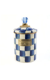 Royal Check Enamel Canister Medium