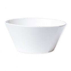 Lastra Melamine Lg Stacking Serving Bowl White