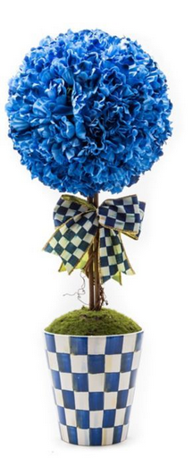 Royal Check Topiary Drop In - Large