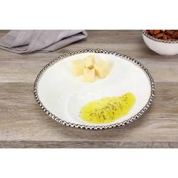 Salerno 2-Section Platter Small