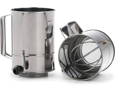 Flour Sifter 3-Cup Triple Mesh