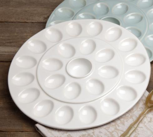 Egg Platter White
