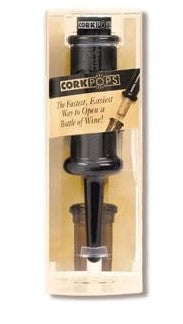 Cork Pop Opener Black