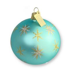Starry- Turquoise & Gold Ornament
