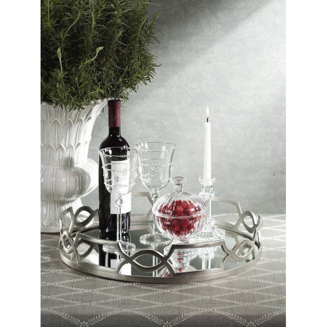 Chain Link Tray w/Mirror Large
