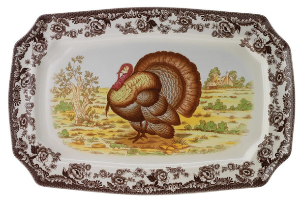 Woodland Rect Platter -Turkey