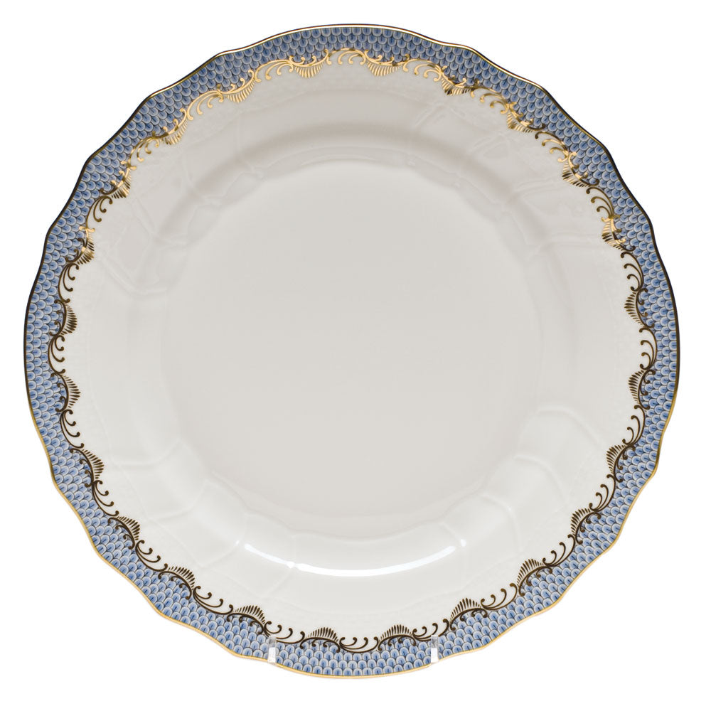 Fish Scale Dinner Plate - Light Blue