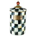 Courtly Check  Enamel Canister Large