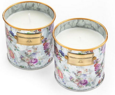 Flower Market Citronella Candles Small Set of 2