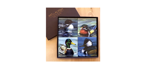 Waterfowl Coaster Set of 4
