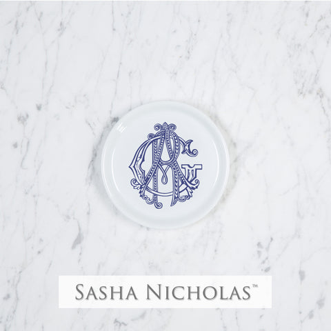 Sasha Nicholas Coaster With Monogram