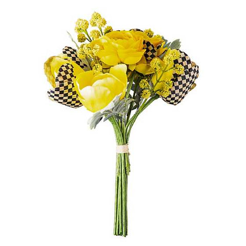 Courtly Check Summer Bouquet Yellow