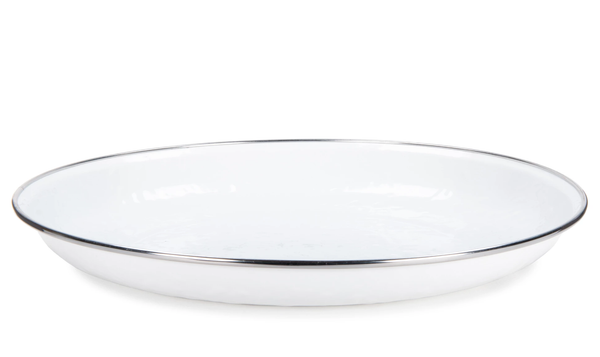Pasta Plate Solid White
