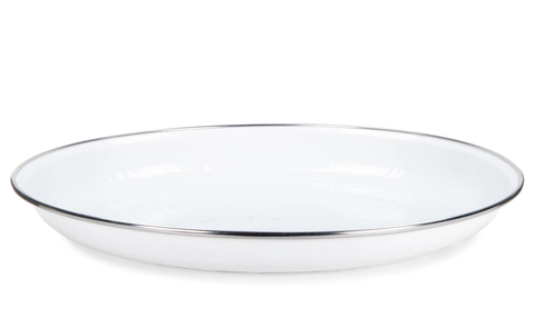 Pasta Plate Solid White