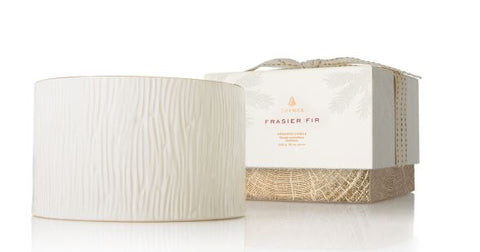 Frasier Fir Gilded Ceramic Poured Candle 3 Wick