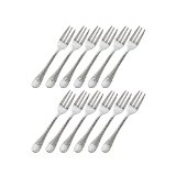 Hammered Cake Forks S/12